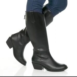Sofft Astoria Western Tall‎ riding Boot Sz 7 knee high comfort walking